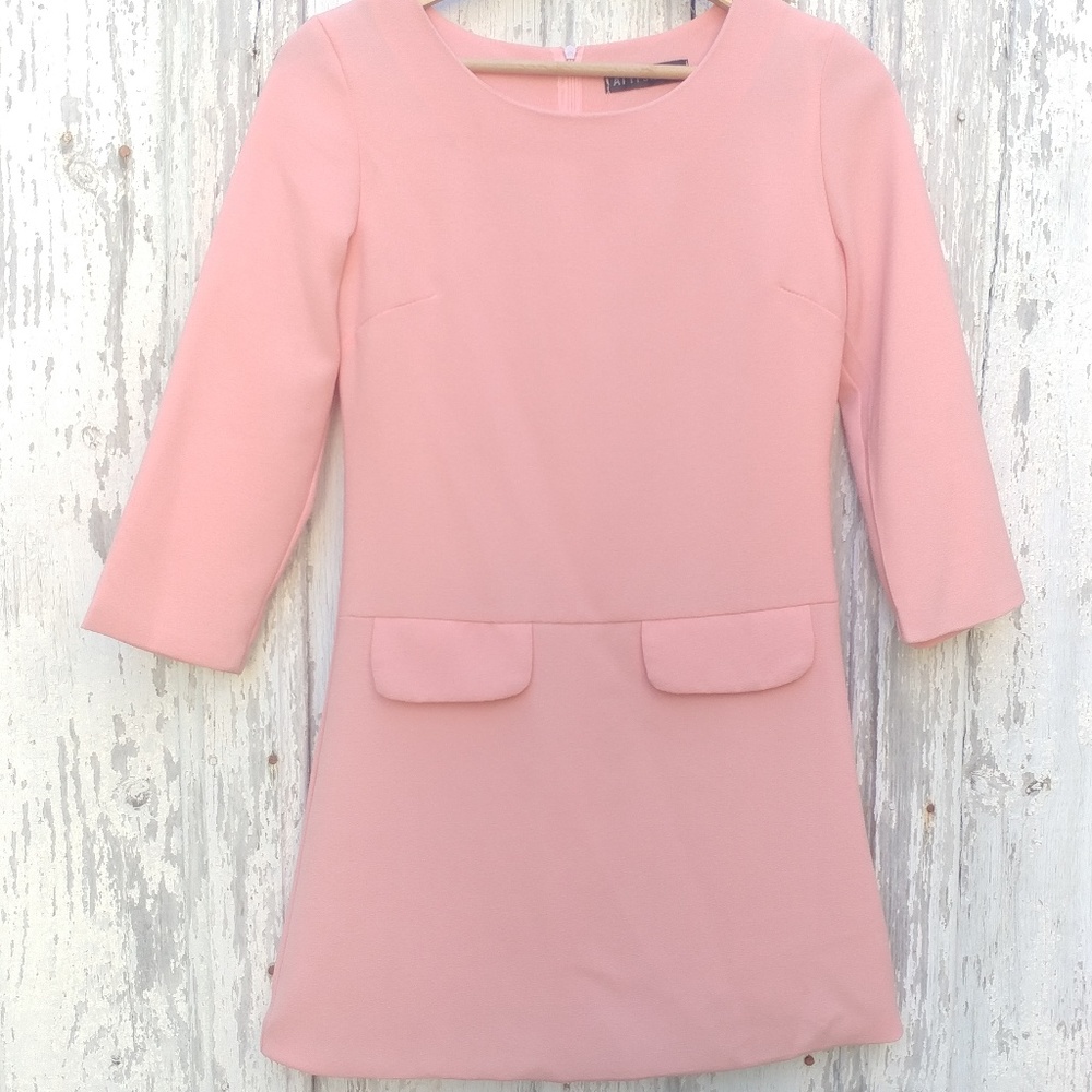 Retro Mod Pink Mini Dress